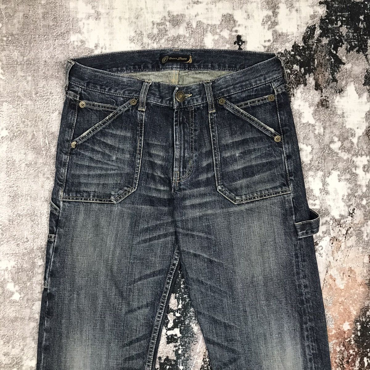 Japanese Brand Vintage Japanese Oririn Jeans Carpenter Workwear Denim Jean Size US 32 / EU 48 - 8 Thumbnail