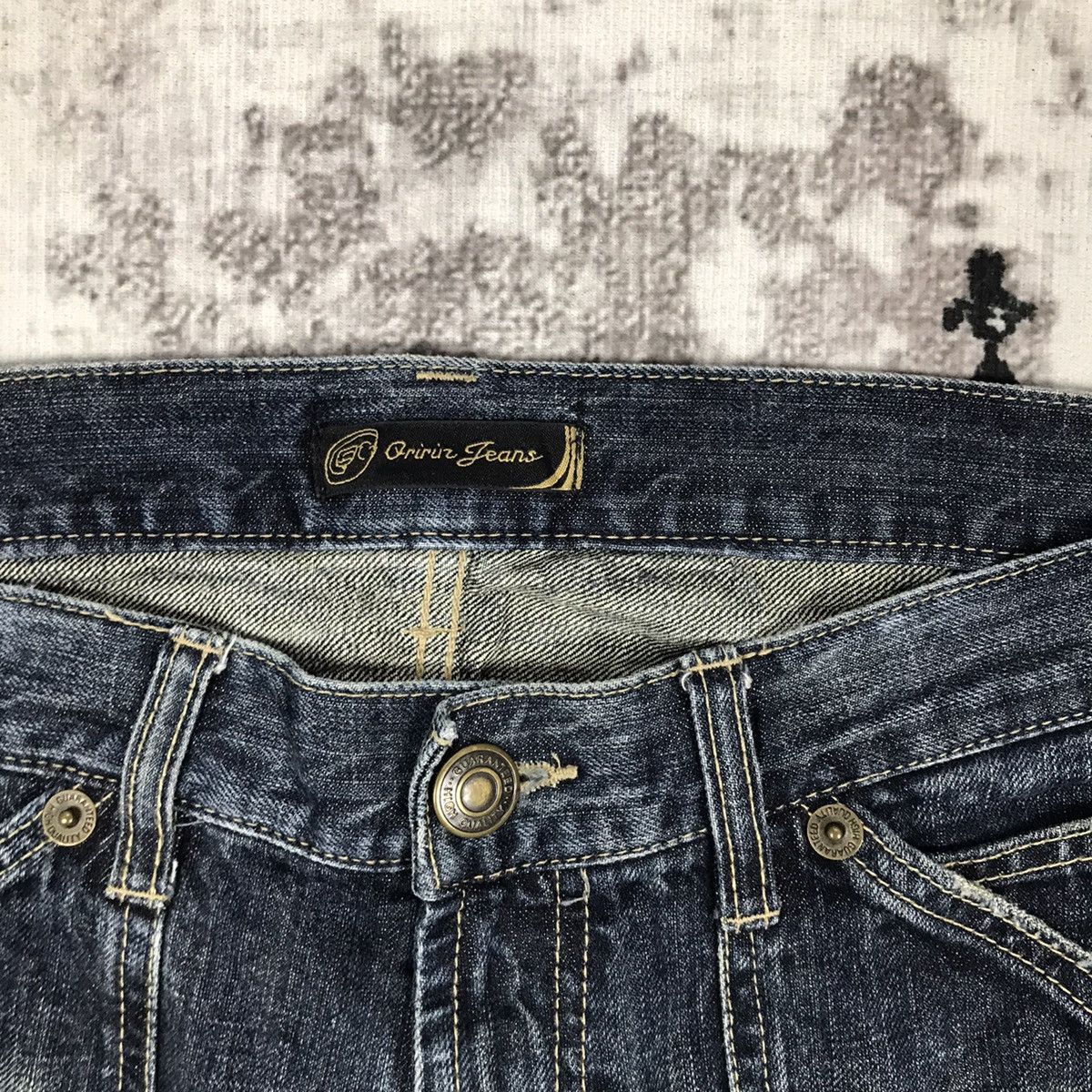 Japanese Brand Vintage Japanese Oririn Jeans Carpenter Workwear Denim Jean Size US 32 / EU 48 - 10 Thumbnail