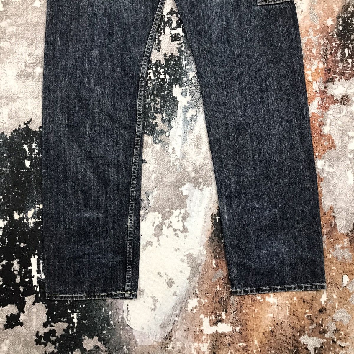 Japanese Brand Vintage Japanese Oririn Jeans Carpenter Workwear Denim Jean Size US 32 / EU 48 - 4 Thumbnail