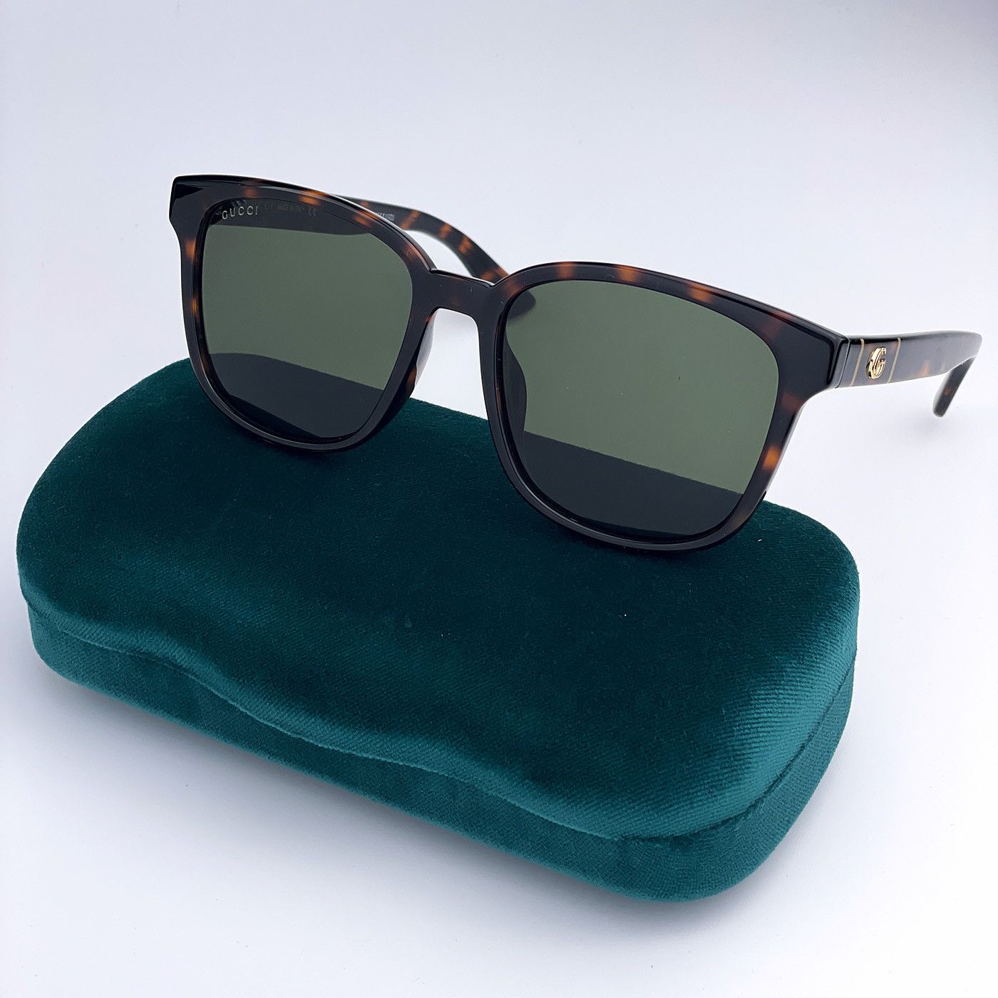 NEW GUCCI LOGO GG0637SK 002 Square Men Sunglasses