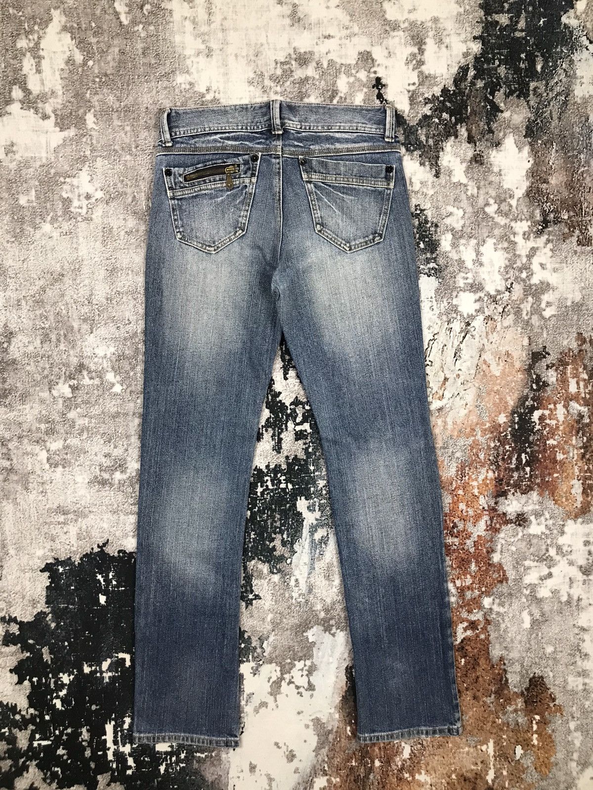 Designer × Japanese Brand × Vintage Vintage Japanese Diarin punk Style Skinny Light Wash Jeans Size US 29 - 6 Thumbnail