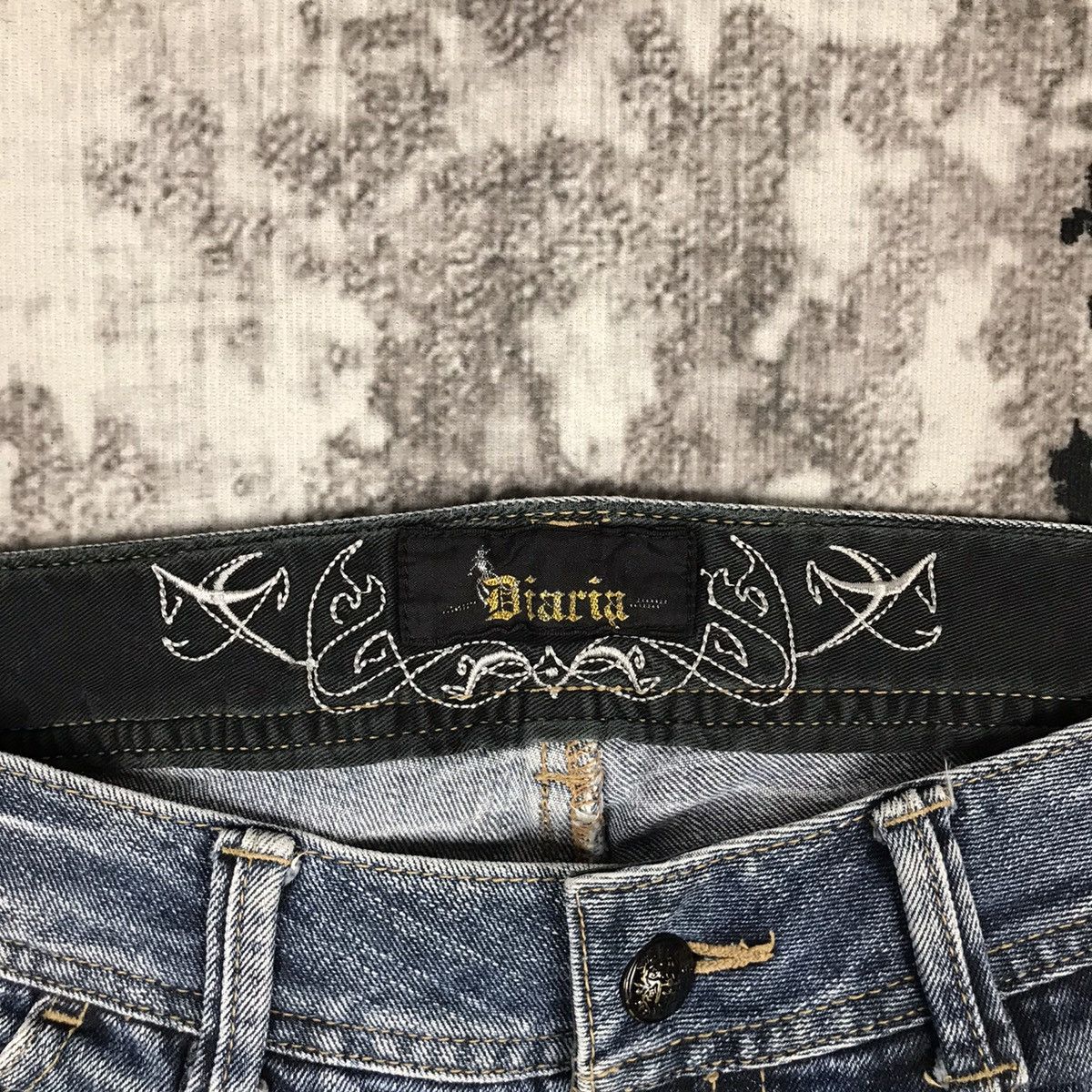 Designer × Japanese Brand × Vintage Vintage Japanese Diarin punk Style Skinny Light Wash Jeans Size US 29 - 4 Thumbnail