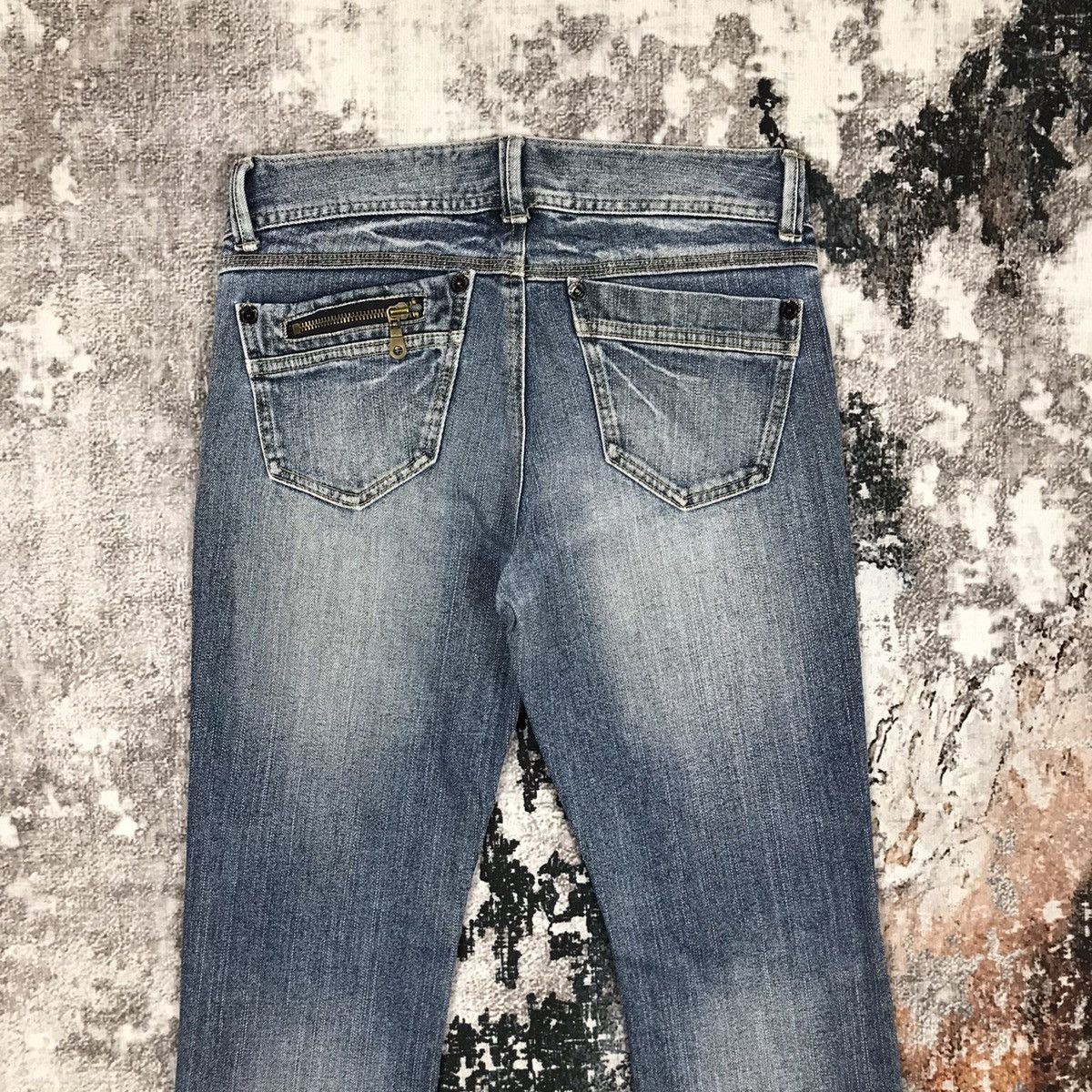 Designer × Japanese Brand × Vintage Vintage Japanese Diarin punk Style Skinny Light Wash Jeans Size US 29 - 7 Thumbnail