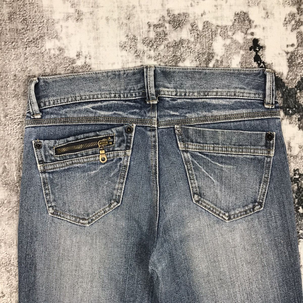 Designer × Japanese Brand × Vintage Vintage Japanese Diarin punk Style Skinny Light Wash Jeans Size US 29 - 8 Thumbnail