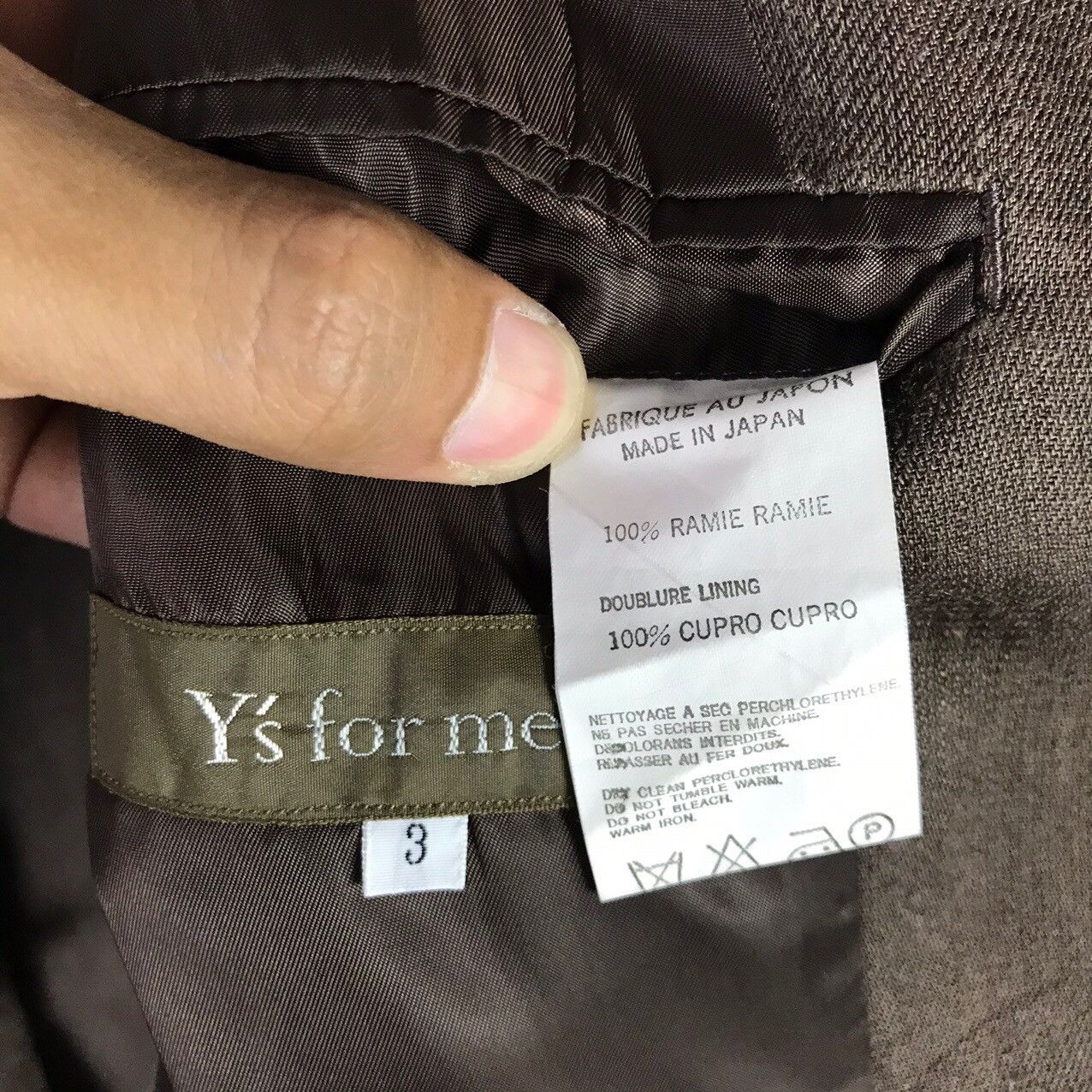 Y's for Men Yohji Yamamoto Y's for Men 100% Ramie Work Blazer Jacket Size US M / EU 48-50 / 2 - 2 Thumbnail