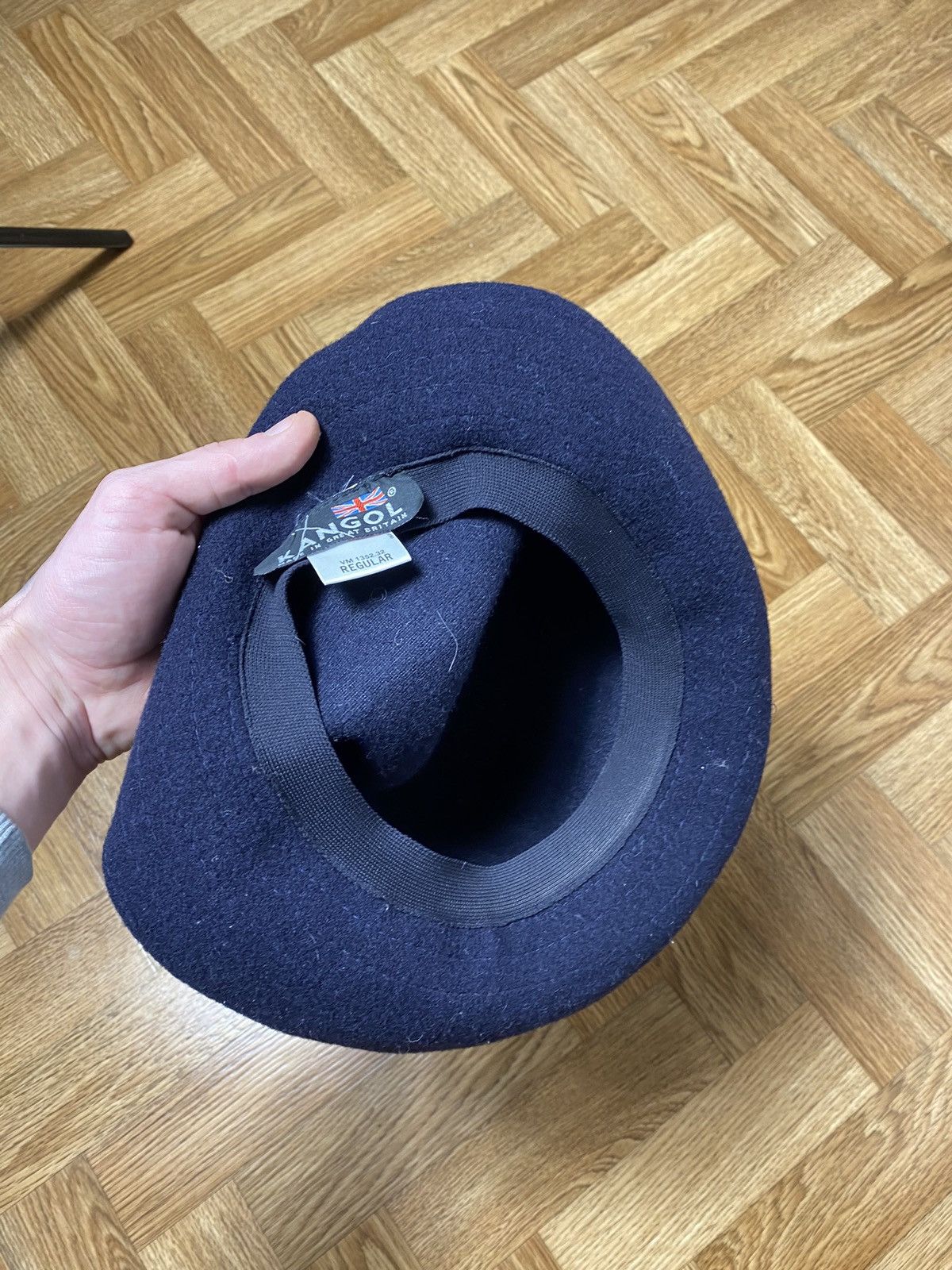 Kangol × Vintage Vintage Kangol wool hat panama y2k drip ushanka fuzzi Size ONE SIZE - 4 Thumbnail
