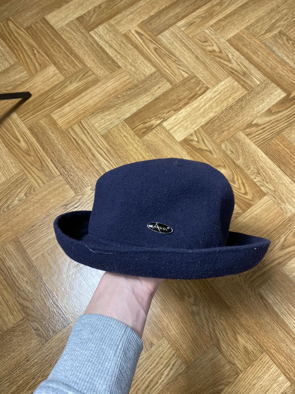 Kangol × Vintage Vintage Kangol wool hat panama y2k drip ushanka fuzzi Size ONE SIZE - 3 Thumbnail