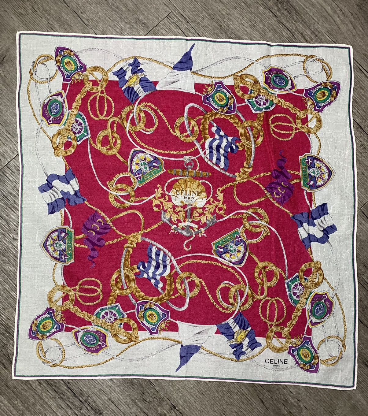 Celine Celine Handkerchief Pocketsquares Size ONE SIZE - 2 Thumbnail