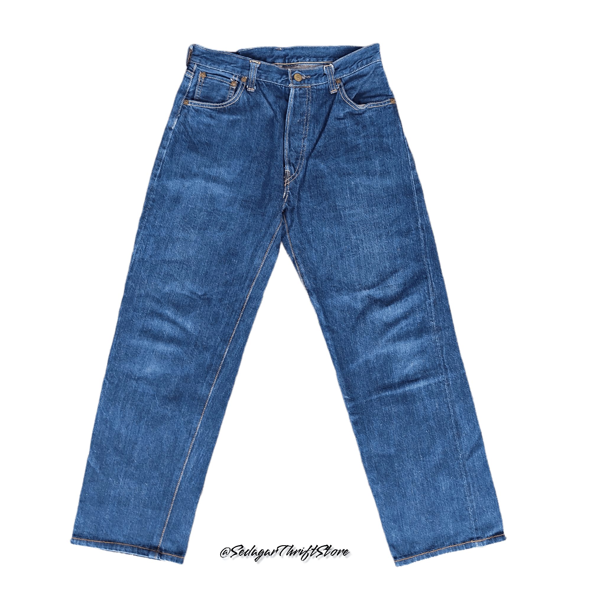 Smith's Overalls Pure Blue Denim Selvedge Jeans