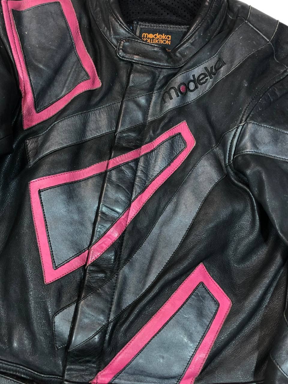 Other Modeka Vintage 90s Moto Racing Leather Jacket Size US M / EU 48-50 / 2 - 5 Thumbnail