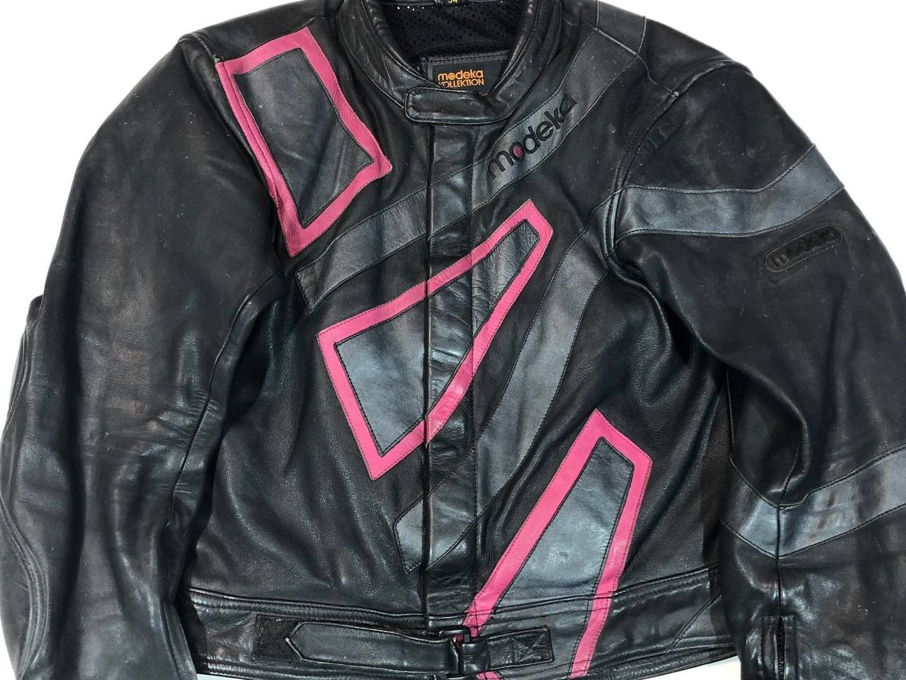 Other Modeka Vintage 90s Moto Racing Leather Jacket Size US M / EU 48-50 / 2 - 4 Thumbnail