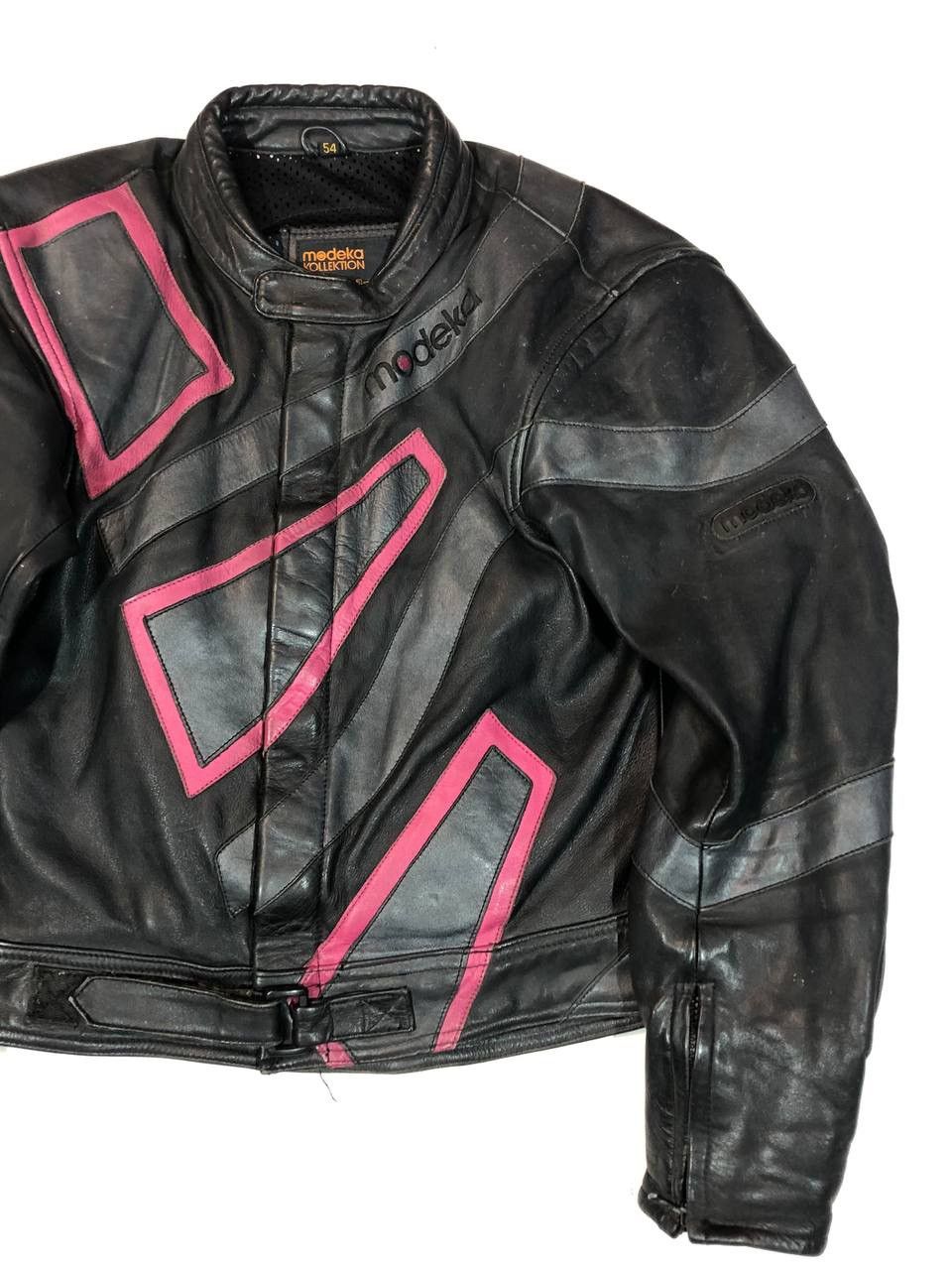 Other Modeka Vintage 90s Moto Racing Leather Jacket Size US M / EU 48-50 / 2 - 2 Thumbnail