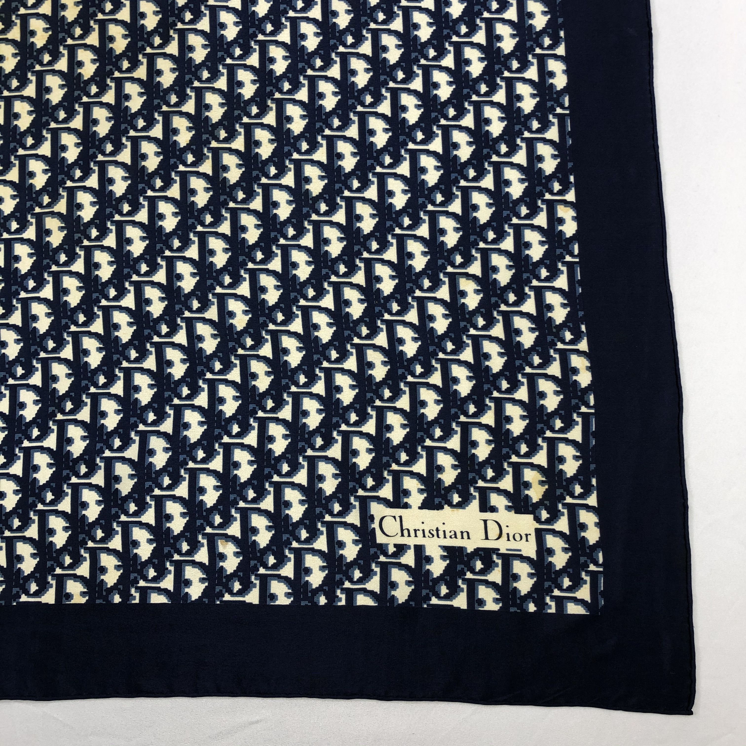 Vintage Vintage Christian Dior Silk Scarf Size ONE SIZE - 4 Thumbnail