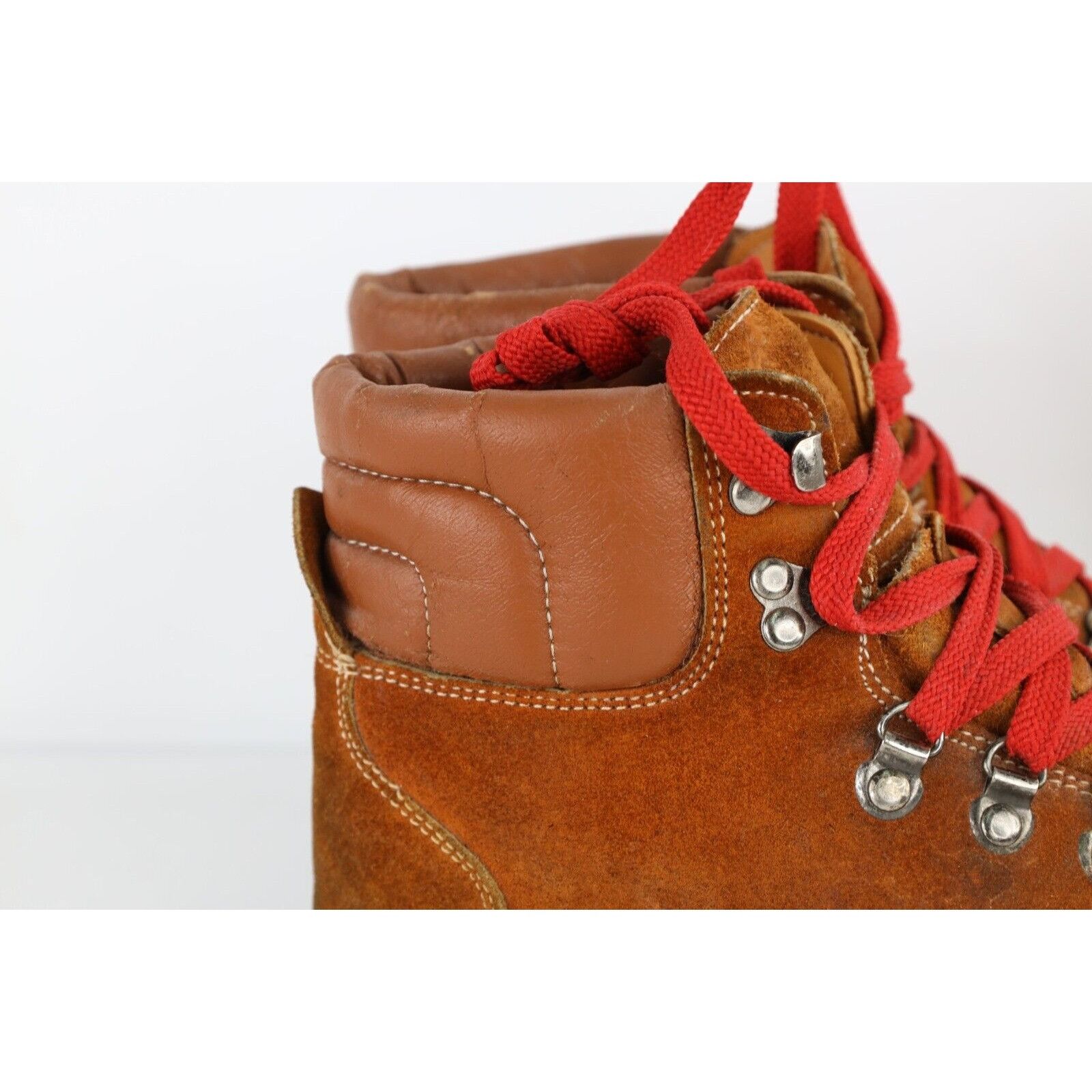 Vintage Vintage 70s Streetwear Distressed Suede Leather Boots Brown Size US 7.5 / EU 40-41 - 7 Thumbnail