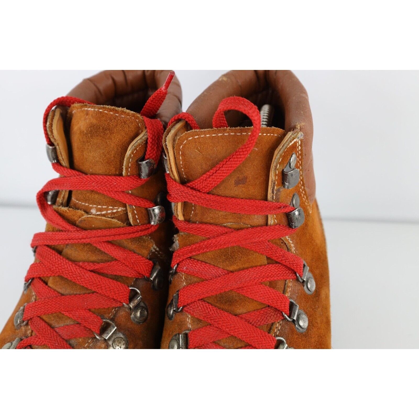 Vintage Vintage 70s Streetwear Distressed Suede Leather Boots Brown Size US 7.5 / EU 40-41 - 4 Thumbnail