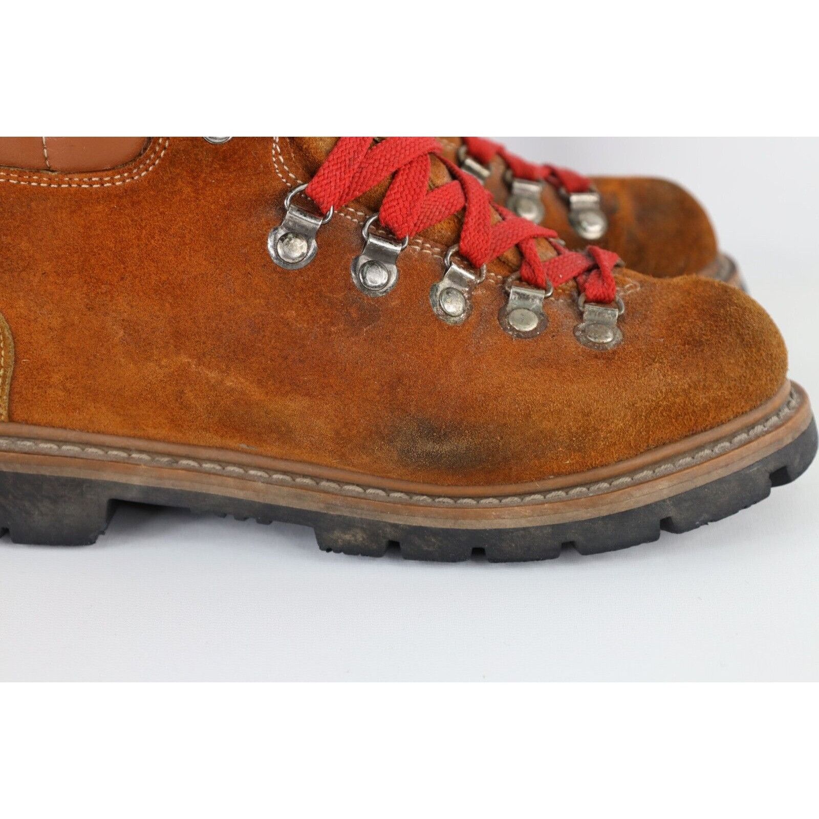 Vintage Vintage 70s Streetwear Distressed Suede Leather Boots Brown Size US 7.5 / EU 40-41 - 6 Thumbnail