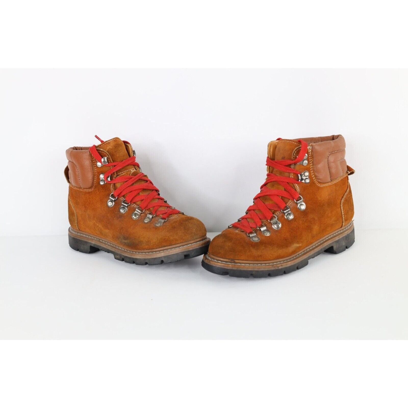 Vintage Vintage 70s Streetwear Distressed Suede Leather Boots Brown Size US 7.5 / EU 40-41 - 1 Thumbnail