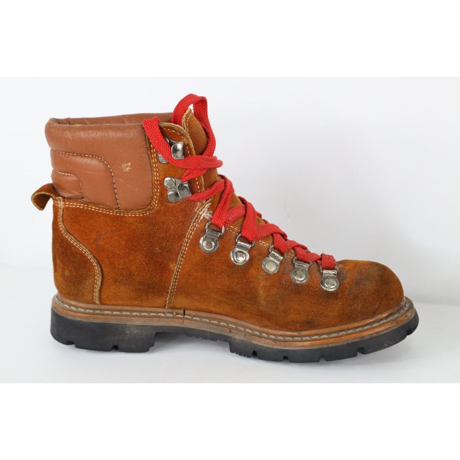 Vintage Vintage 70s Streetwear Distressed Suede Leather Boots Brown Size US 7.5 / EU 40-41 - 11 Thumbnail