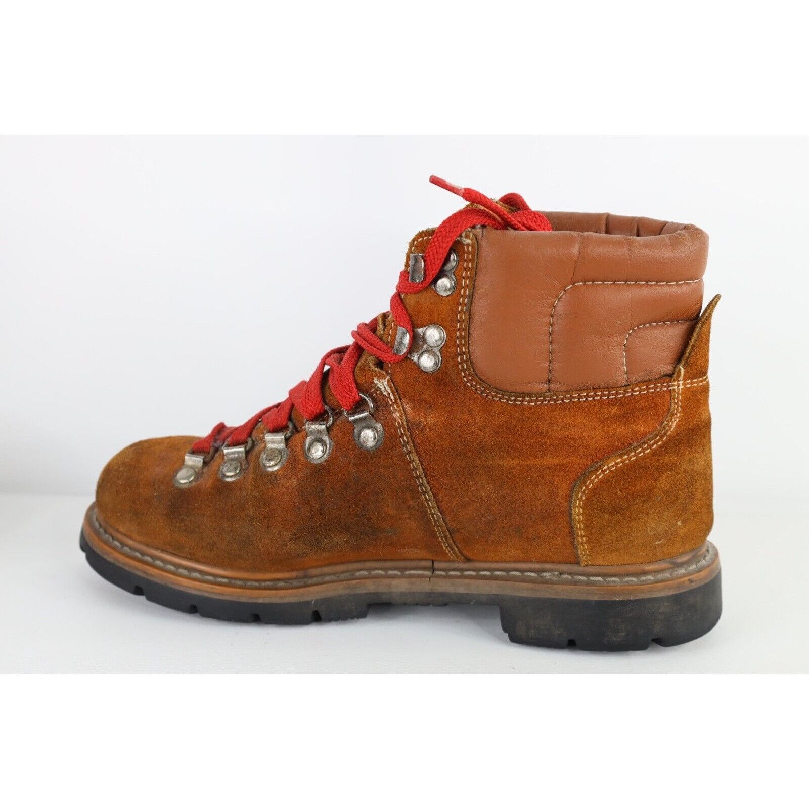 Vintage Vintage 70s Streetwear Distressed Suede Leather Boots Brown Size US 7.5 / EU 40-41 - 10 Thumbnail
