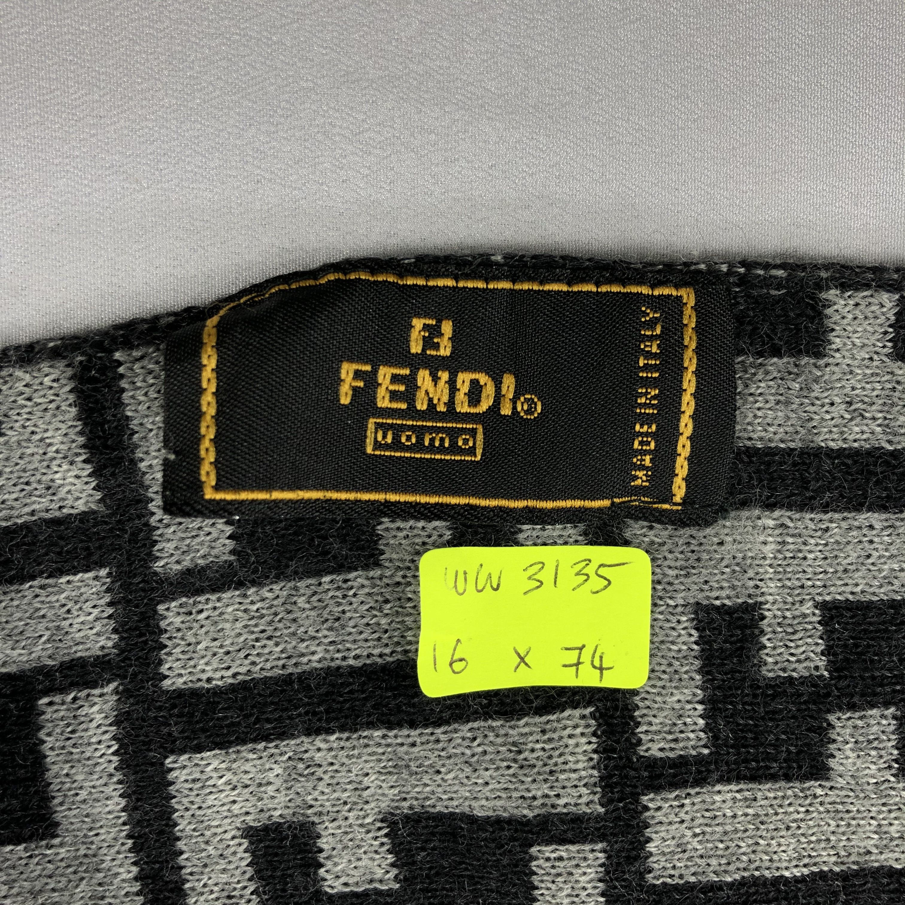 Vintage Vintage Fendi Scarf Muffler Size ONE SIZE - 5 Thumbnail