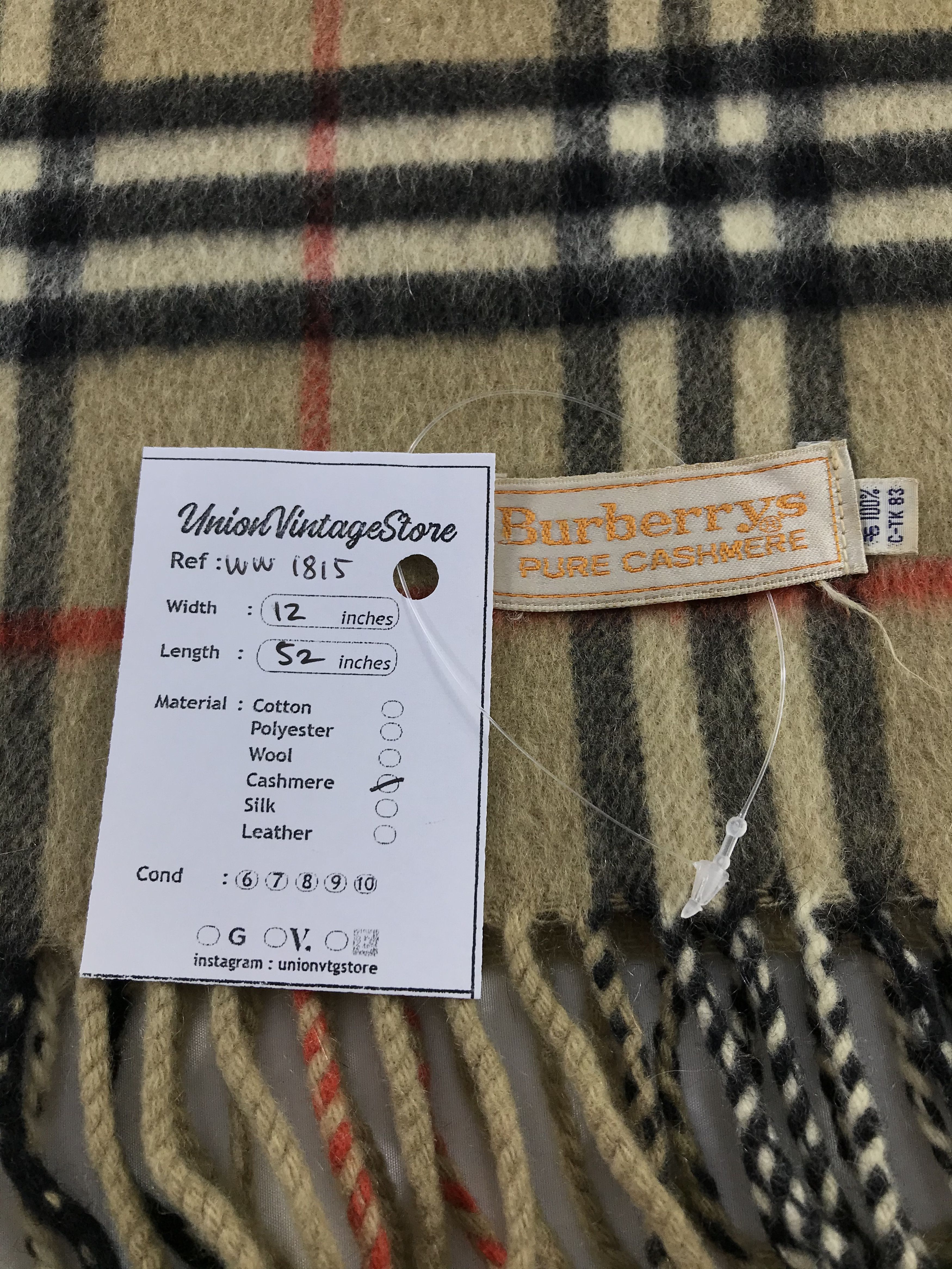 Burberry × Vintage Burberry Scarf / Muffler / Neckwear Size ONE SIZE - 6 Thumbnail