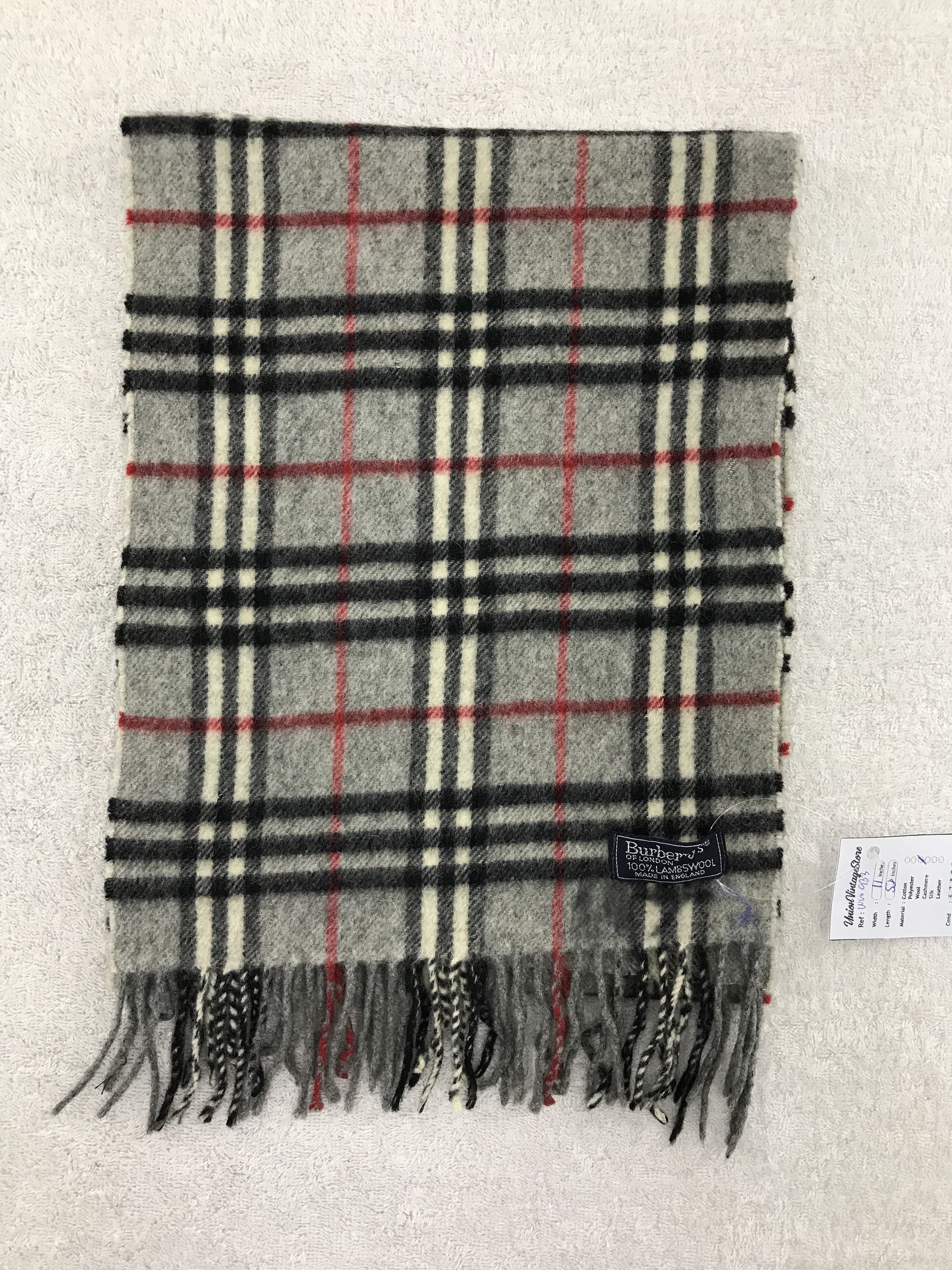 Burberry × Vintage Burberry Scarf / Muffler / Neckwear Size ONE SIZE - 6 Thumbnail