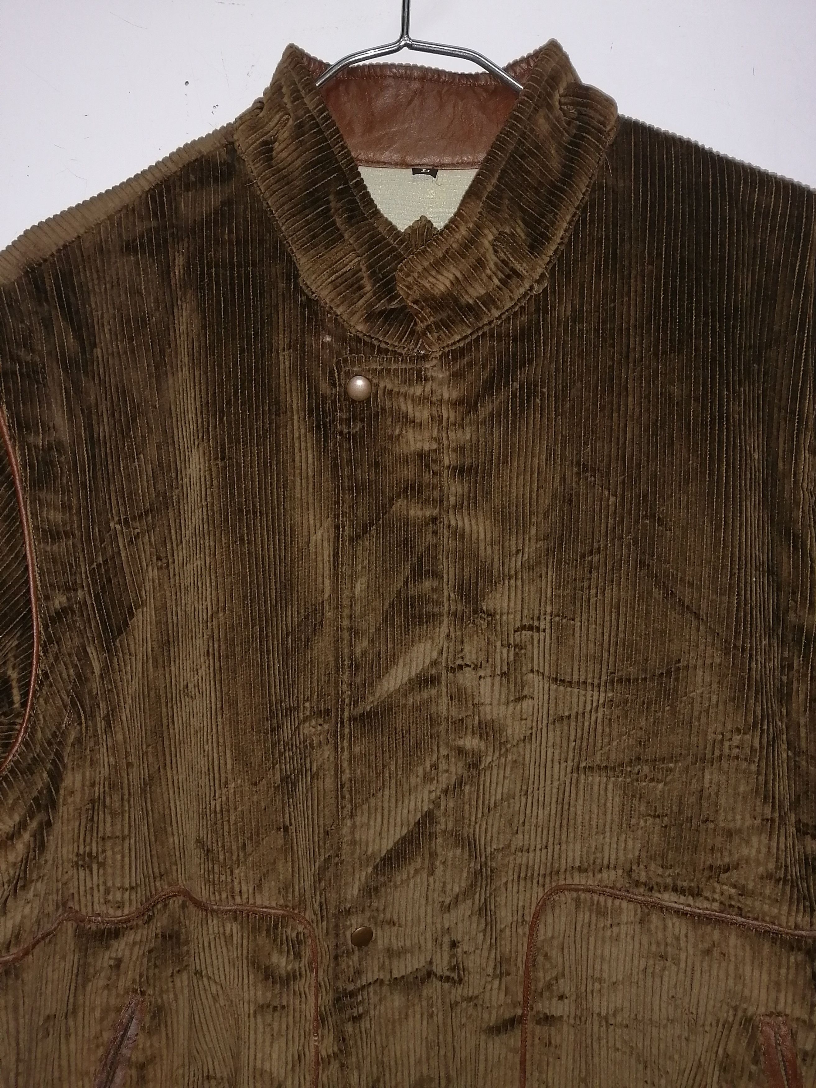 Designer Egon Von Furstenberg Corduroy Jacket & Vest Combine Size US L / EU 52-54 / 3 - 3 Thumbnail