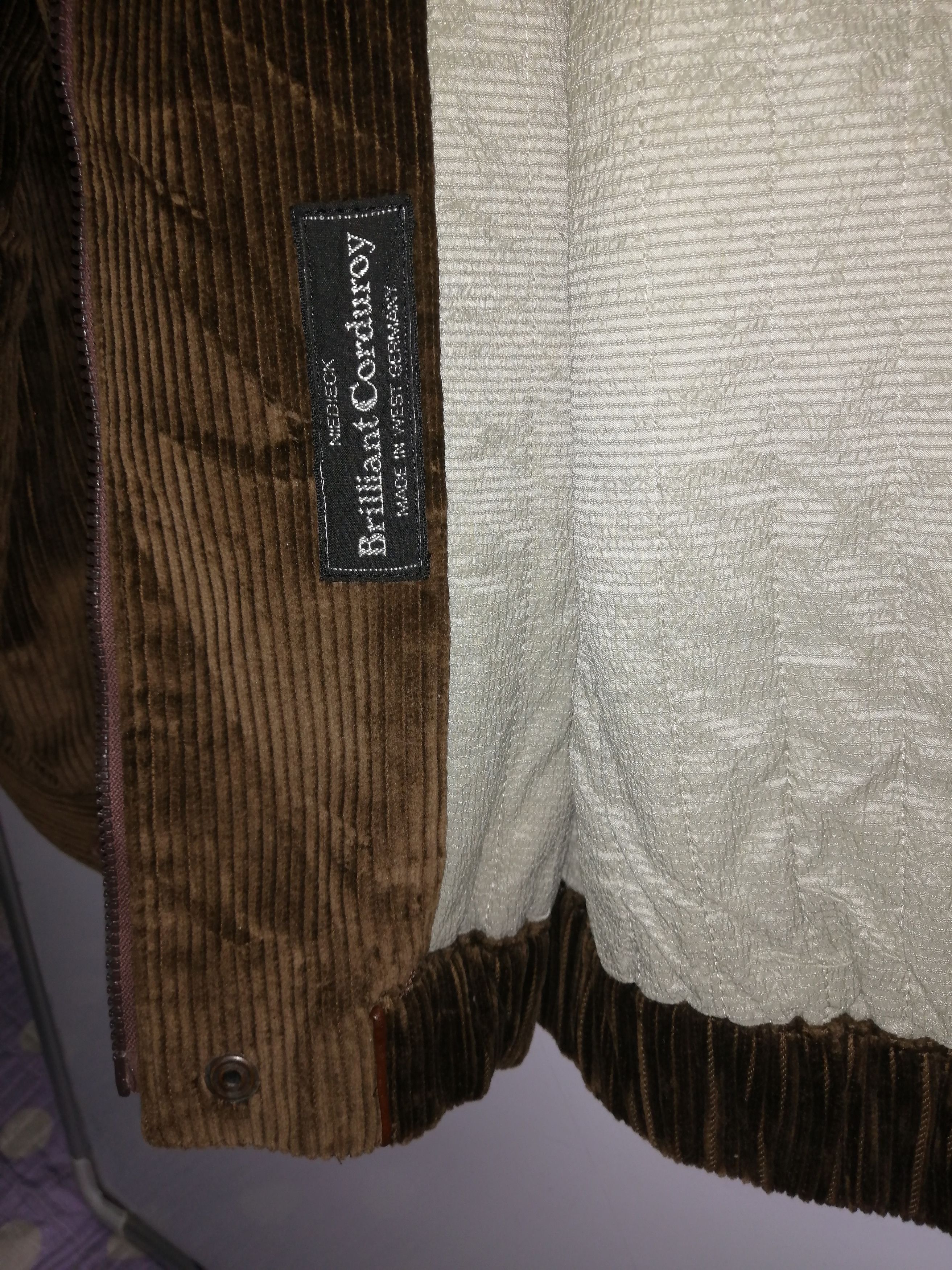 Designer Egon Von Furstenberg Corduroy Jacket & Vest Combine Size US L / EU 52-54 / 3 - 6 Thumbnail