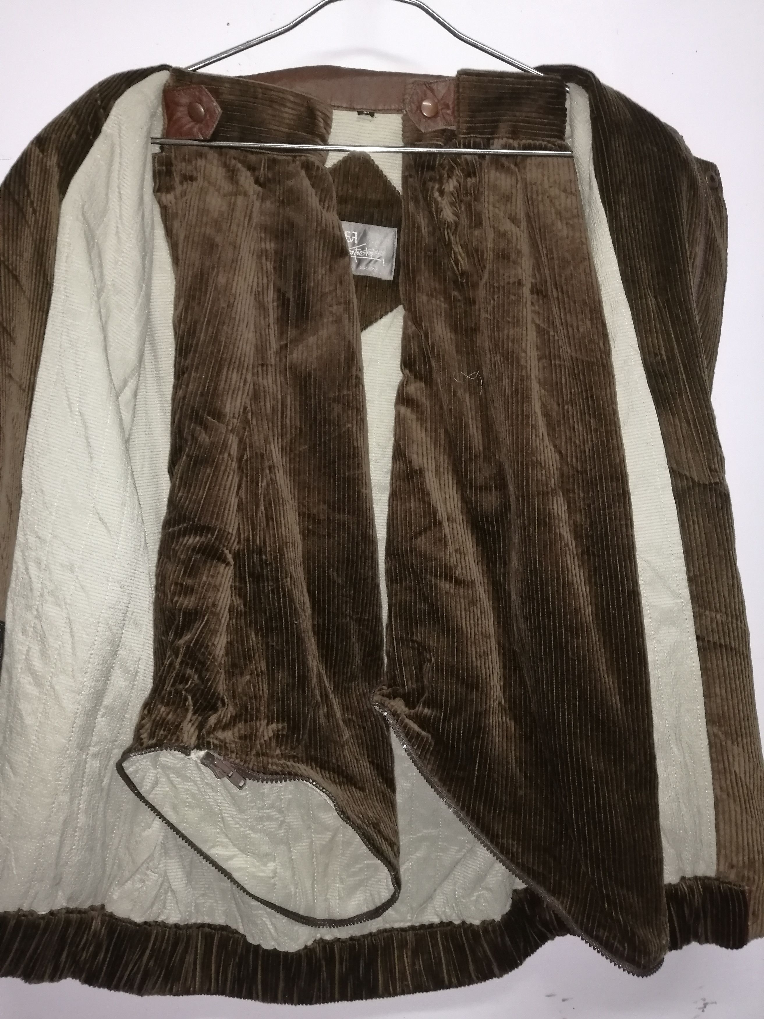 Designer Egon Von Furstenberg Corduroy Jacket & Vest Combine Size US L / EU 52-54 / 3 - 10 Thumbnail
