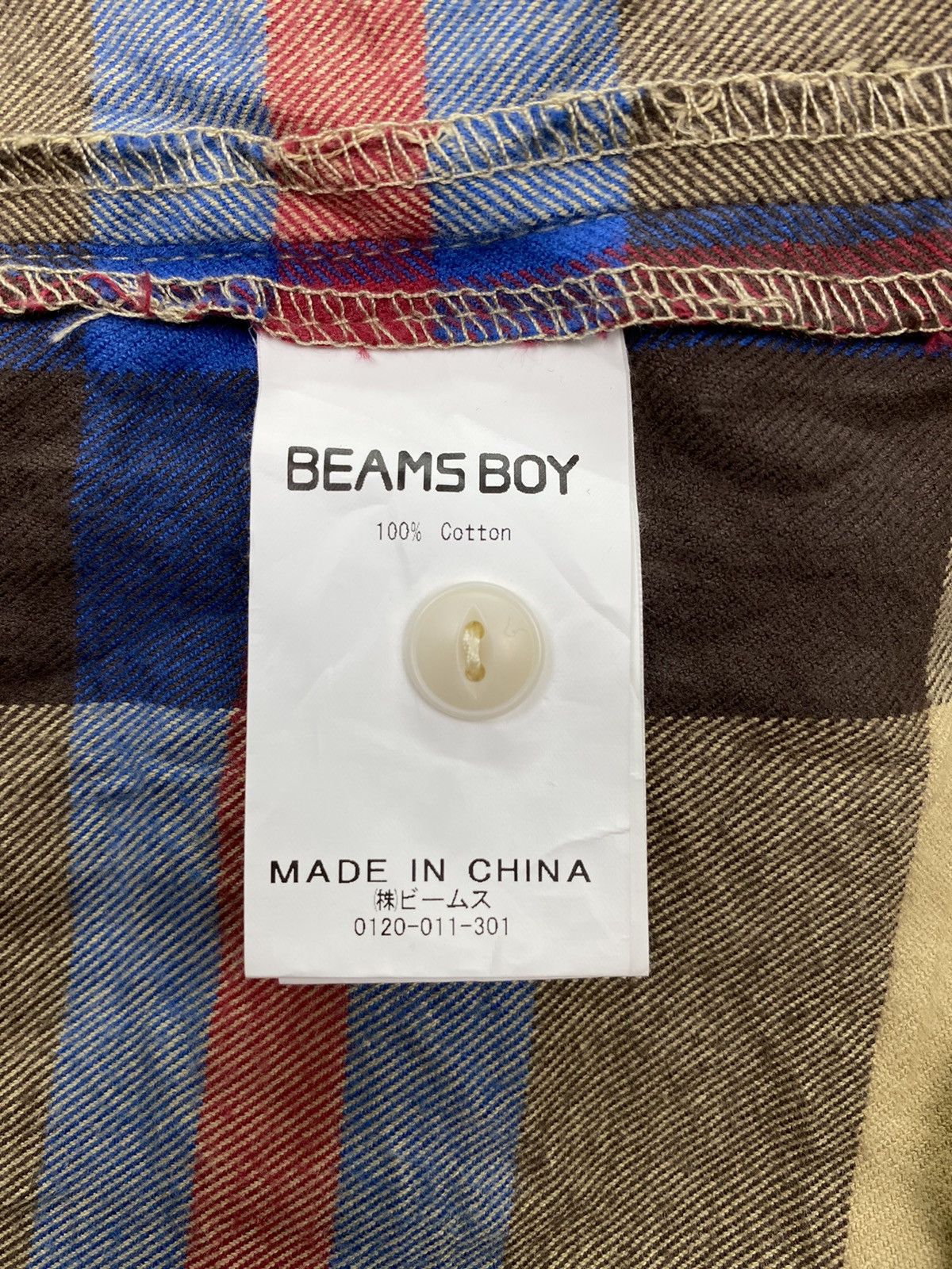 Beams Plus Beams Boy Plaid Shirt Size US M / EU 48-50 / 2 - 9 Thumbnail