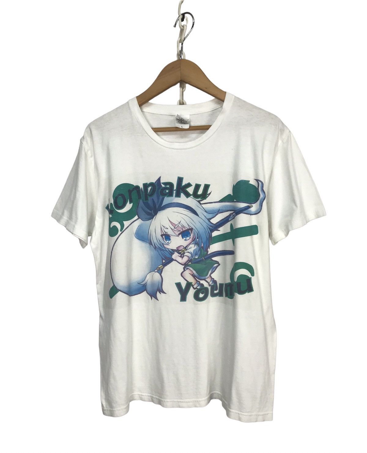 Konpaku youmu printed anime tshirt