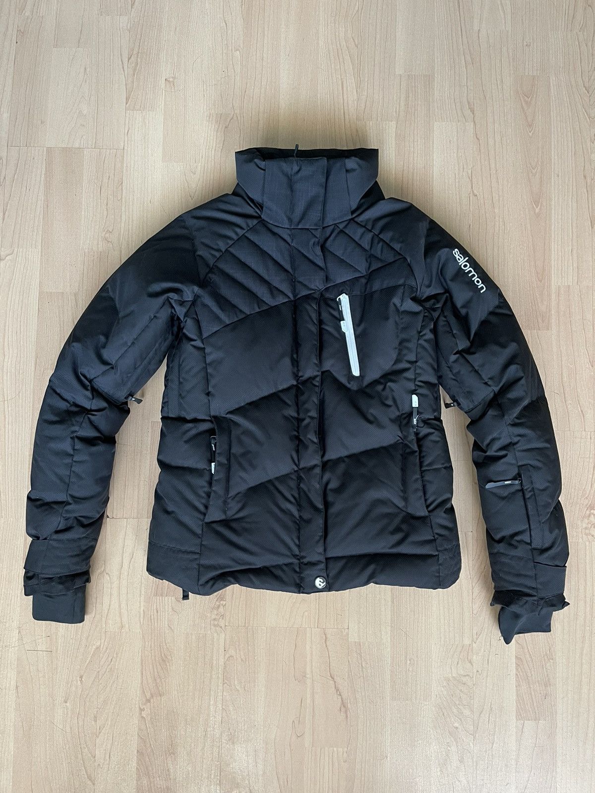 Designer × Salomon × Vintage Salomon 2011 vintage gorpcore style Y2K down puffer jacket Size S / US 4 / IT 40 - 1 Thumbnail