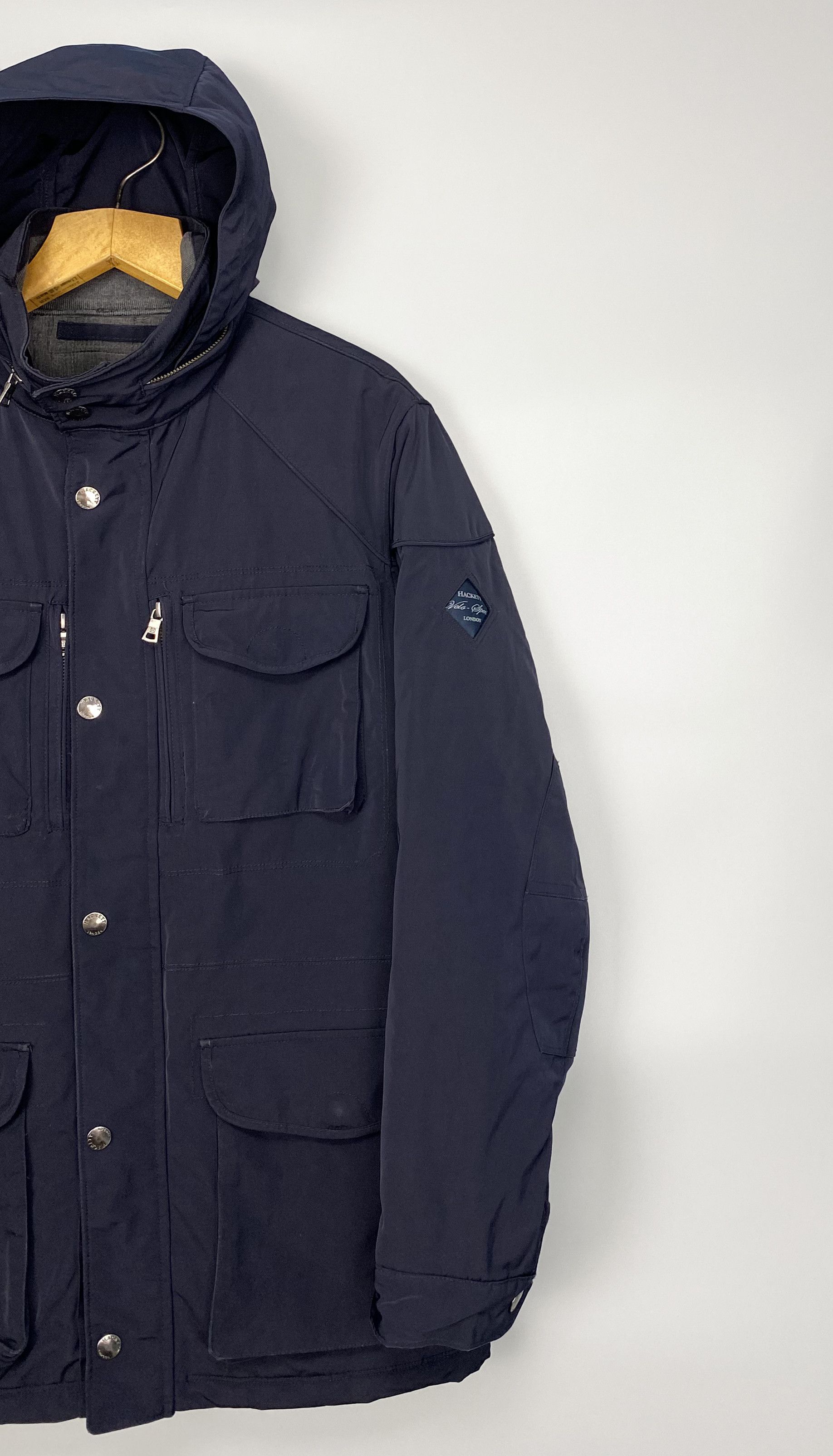 Hackett Hackett London M65 Warm Jacket Navy Size US M / EU 48-50 / 2 - 3 Thumbnail