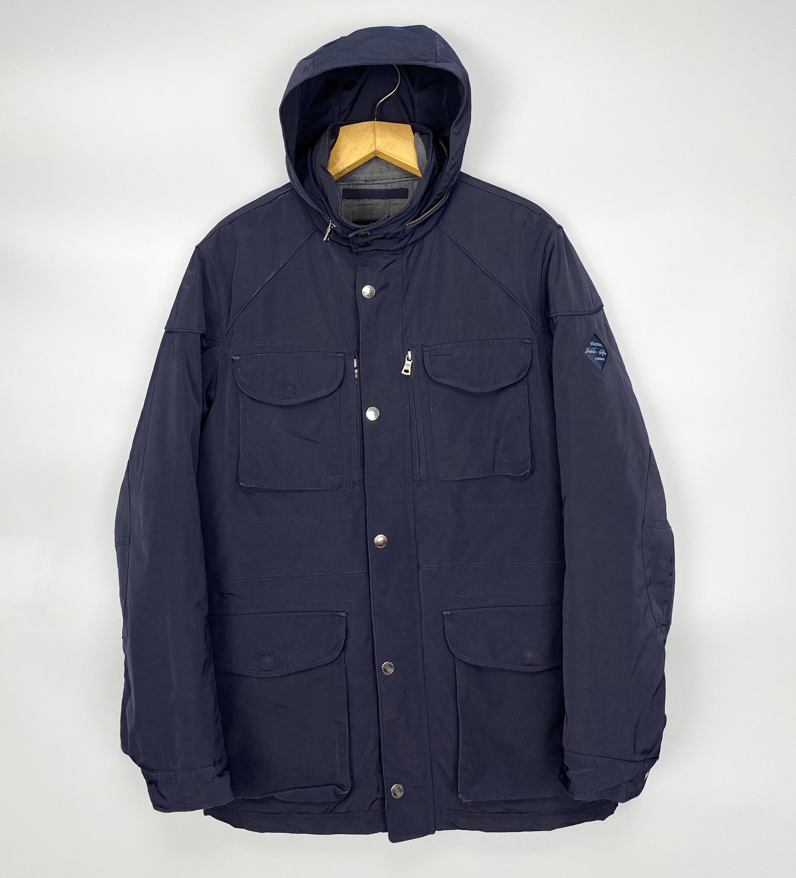 Hackett Hackett London M65 Warm Jacket Navy Size US M / EU 48-50 / 2 - 1 Thumbnail