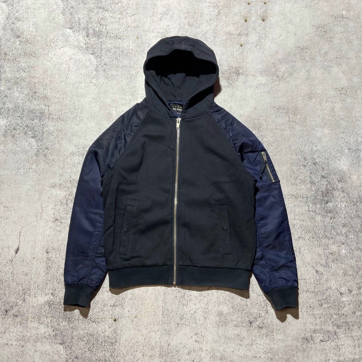 The Kooples Hooded MA Bomber Jacket