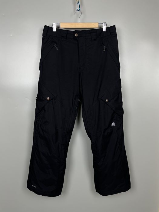 Vintage Nike ACG Cargo Ski Pants in Black