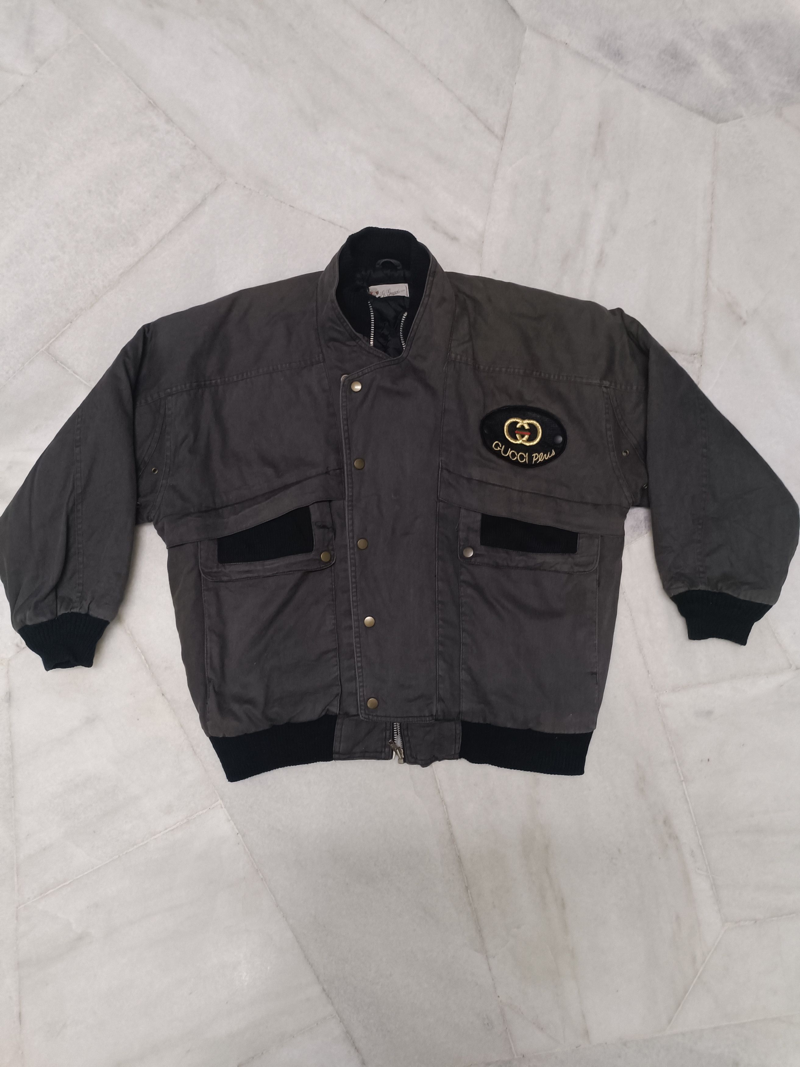 Gucci Vintage Bombers Jacket Gucci Made in Italy Size US XL / EU 56 / 4 - 1 Thumbnail