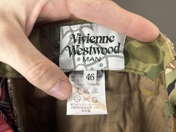 Vivienne Westwood 90s Multifaceted camo patchwork cargo pants