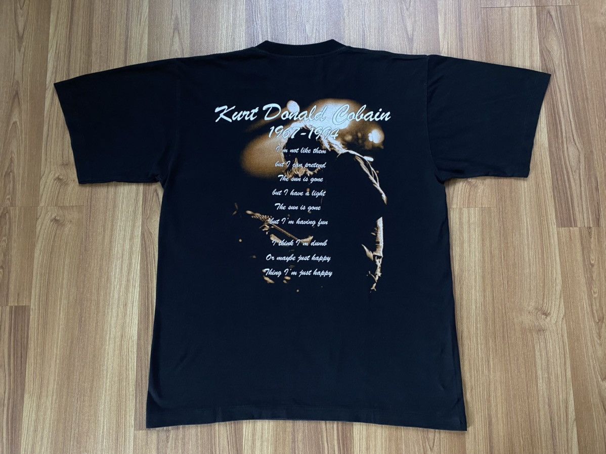 Band Tees Vintage Kurt Cobain T Shirt Nirvana Tee Radiohead Smiths Size US L / EU 52-54 / 3 - 3 Thumbnail