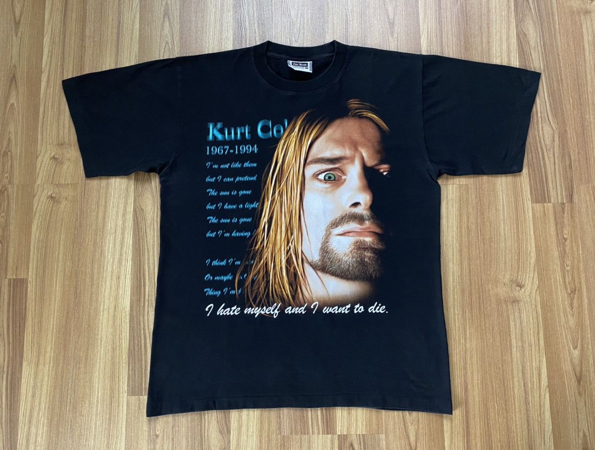 Band Tees Vintage Kurt Cobain T Shirt Nirvana Tee Radiohead Smiths Size US L / EU 52-54 / 3 - 1 Thumbnail