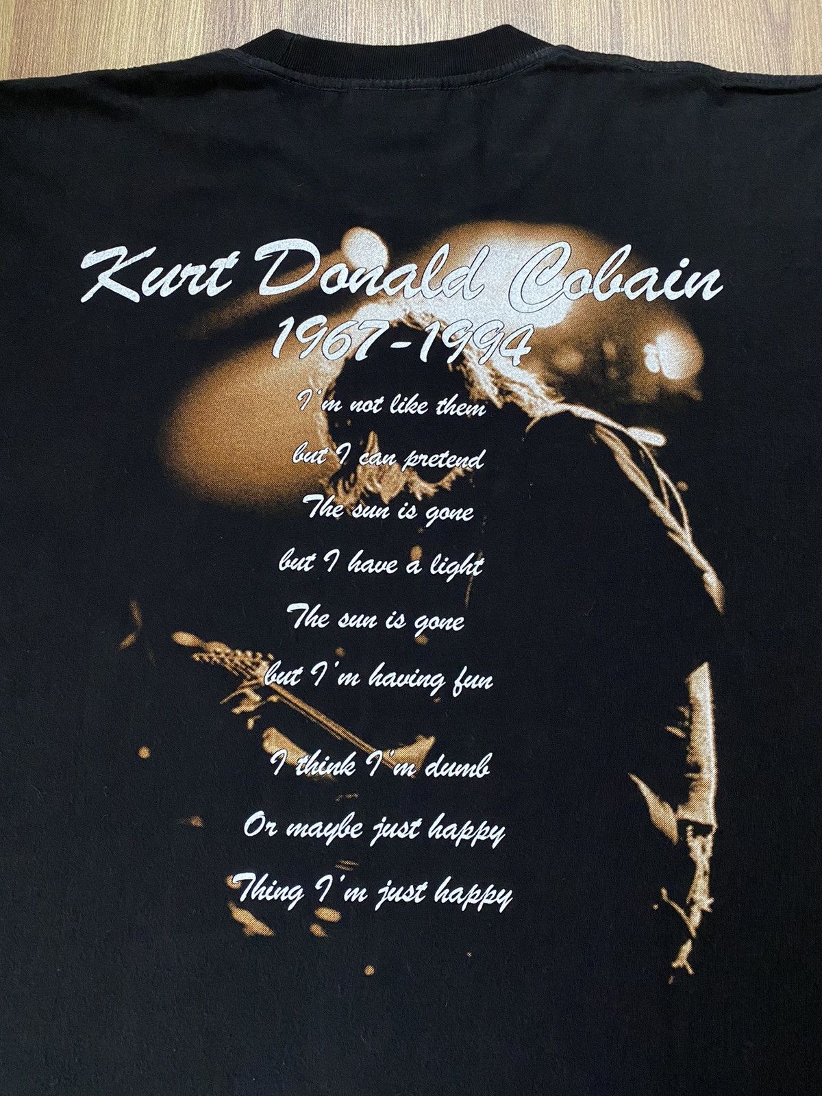 Band Tees Vintage Kurt Cobain T Shirt Nirvana Tee Radiohead Smiths Size US L / EU 52-54 / 3 - 4 Thumbnail