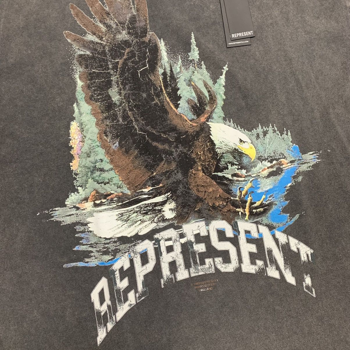 Represent Clo. Represent Eagle Medium Vintage Grey Tee Brand New Size US M / EU 48-50 / 2 - 2 Thumbnail