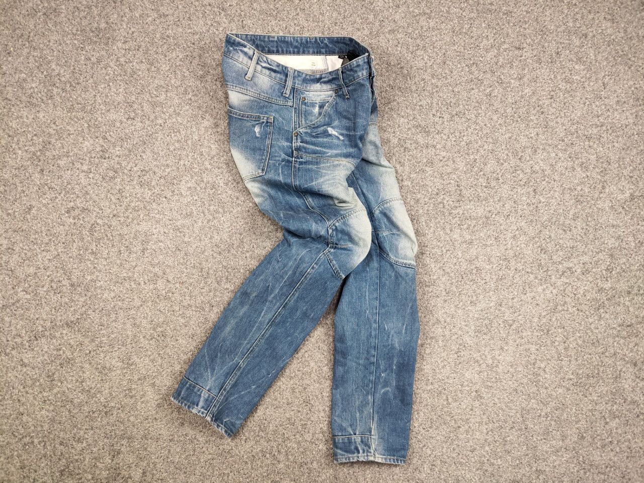 G-Star Vintage G Star Raw 5620 3d Low Tapered blue Denim Jeans Size US 30 / EU 46 - 15 Thumbnail