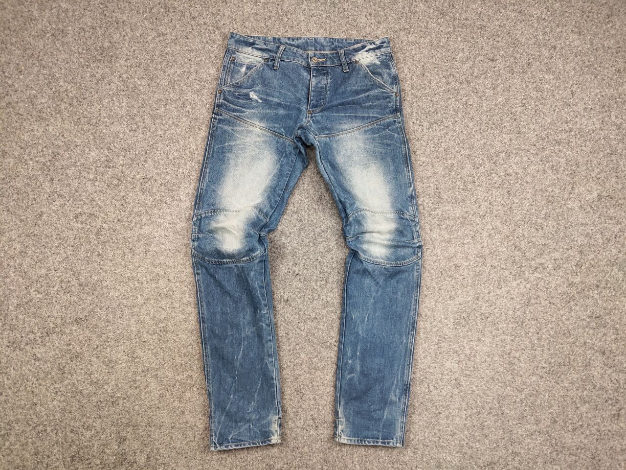 G-Star Vintage G Star Raw 5620 3d Low Tapered blue Denim Jeans Size US 30 / EU 46 - 12 Thumbnail