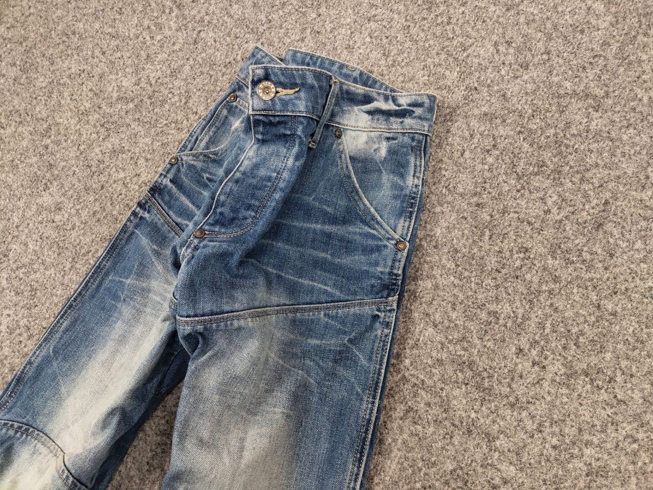 G-Star Vintage G Star Raw 5620 3d Low Tapered blue Denim Jeans Size US 30 / EU 46 - 4 Thumbnail