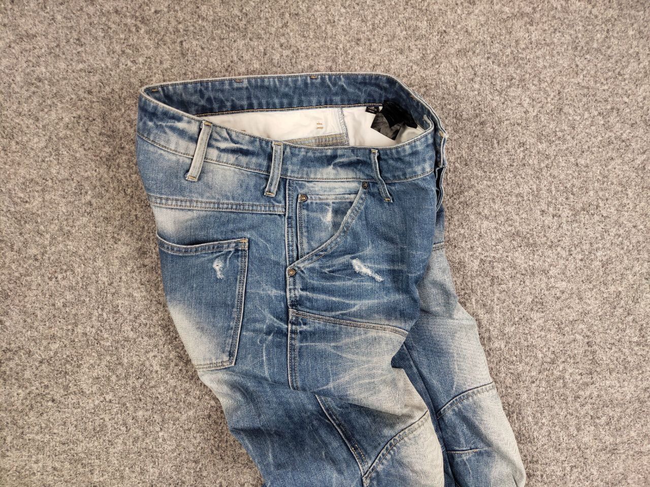 G-Star Vintage G Star Raw 5620 3d Low Tapered blue Denim Jeans Size US 30 / EU 46 - 16 Thumbnail