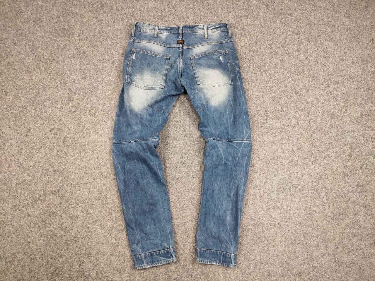 G-Star Vintage G Star Raw 5620 3d Low Tapered blue Denim Jeans Size US 30 / EU 46 - 13 Thumbnail