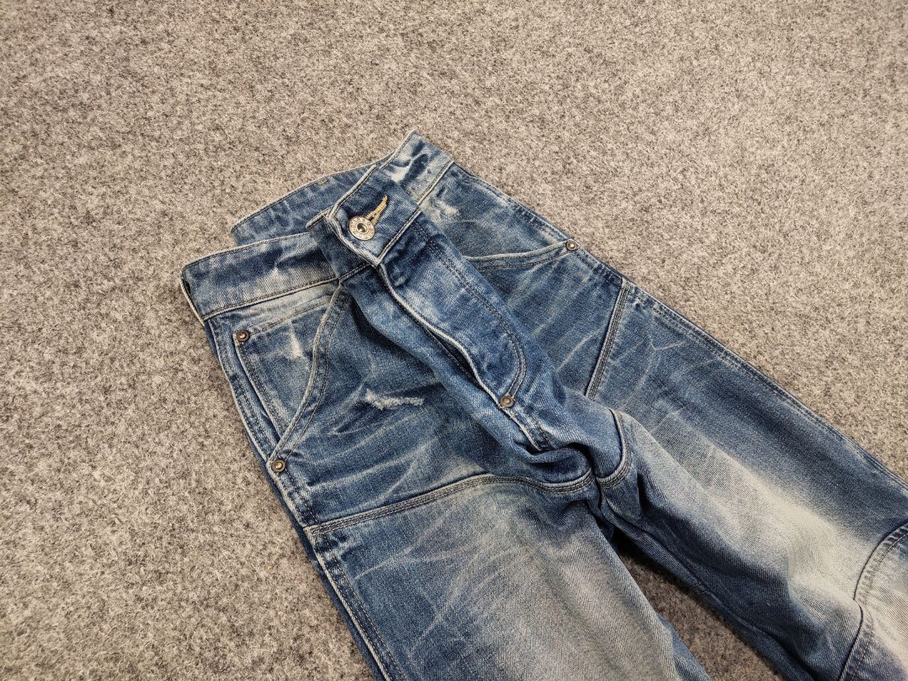 G-Star Vintage G Star Raw 5620 3d Low Tapered blue Denim Jeans Size US 30 / EU 46 - 10 Thumbnail