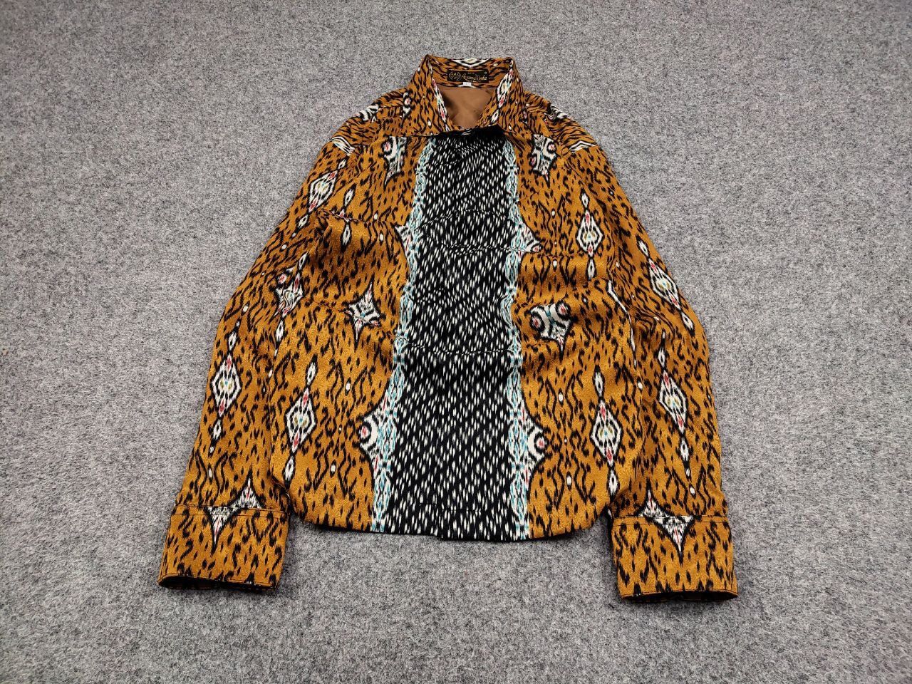 Other Vintage 90's Batik Arjuna Weda Japan Bright gold men's Shirt Size US L / EU 52-54 / 3 - 2 Thumbnail
