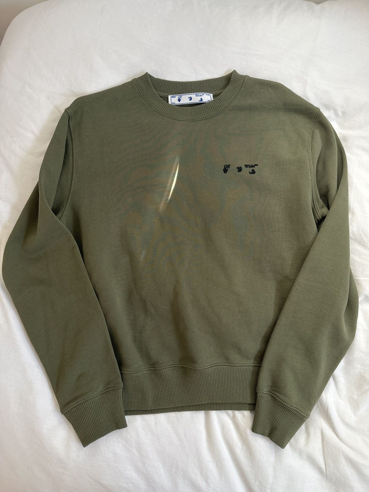 OFF-WHITE Graff Pupp Chunky Knit Military Green